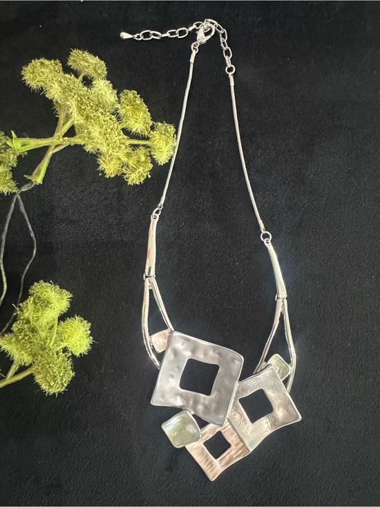 Jewelry - Statement Chunky Necklace Silver Plated from NM Navajo Nation